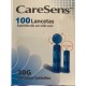 LANCETAS 30G CARESENS 100 unidades