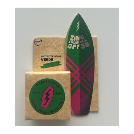 ZINC SOLAR MASK SPF 50 BARRELTOPIA TARRITO VERDE