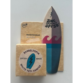 ZINC SOLAR MASK SPF 50 BARRELTOPIA TARRITO BLANCO