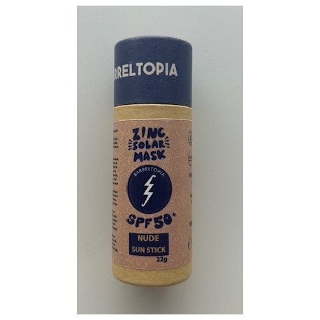 ZINC SOLAR MASK SPF 50 BARRELTOPIA STICK SIN COLOR