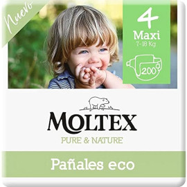 PAÑAL MOLTEX PURE & NATURE T4 (50 PAÑALES)