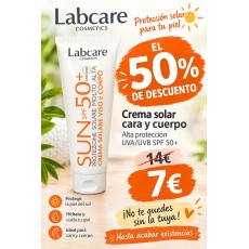 Crema Solar Labcare - Para cara y cuerpo - Alta protección UVA/UVB SPF 50+